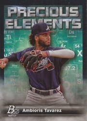 2023 Bowman Platinum Precious Elements Ambioris Tavarez #PE-14 card