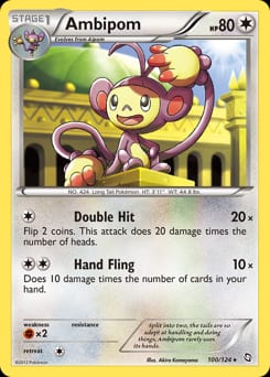 Dragons Exalted Ambipom #100 card