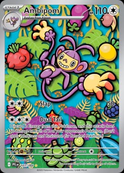 Phantasmal Flames Ambipom #107 card