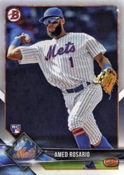 2018 Bowman Base Set Amed Rosario #34 card