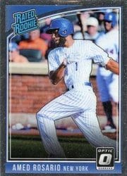 2018 Donruss Optic Base Set Amed Rosario #37 card