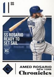 2018 Panini Chronicles Base Set Amed Rosario #52 card