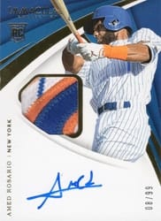 2018 Panini Immaculate Collection Base Set Amed Rosario #29 card