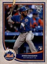 2018 Topps Big League Base Set Amed Rosario #63 card