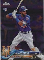 2018 Topps Chrome Base Set Amed Rosario #60 card