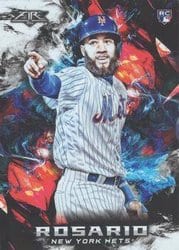 2018 Topps Fire Base Set Amed Rosario #63 card