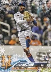 2018 Topps Holiday Base Set Amed Rosario #HMW10 card