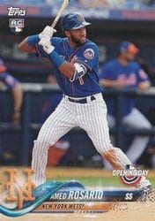 2018 Topps Opening Day Base Set Amed Rosario #70 card