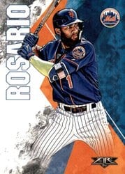 2019 Topps Fire Base Set Amed Rosario #134 card