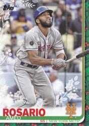 2019 Topps Holiday Base Set Amed Rosario #HW117 card