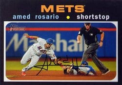 2020 Topps Heritage Base Set Amed Rosario #355 card