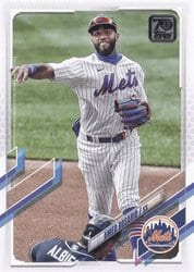 2021 Topps Base Set Amed Rosario #185 card