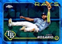 2024 Topps Chrome Update Sapphire Edition Base Set Amed Rosario #USCS62 card