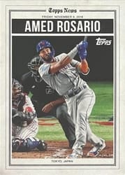 2025 Topps History of Japanese Baseball Amed Rosario #HB-16 card