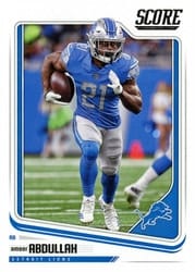 2018 Score Base Set Ameer Abdullah #106 card