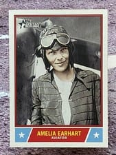 2025 Topps Heritage Notable Americans Amelia Earhart #NS-28 card