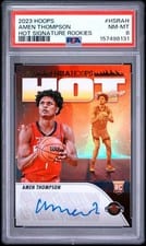 2023-24 Hoops Hot Signatures Rookie Amen Thompson #HSR-AH card