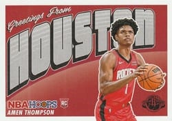 2023-24 Hoops Rookie Greetings Amen Thompson #8 card