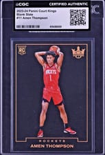 2023-24 Panini Court Kings Blank Slate Amen Thompson #11 card