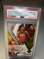2023-24 Panini Phoenix Phoenix Rookie Autographs Amen Thompson #PRA-AMT card
