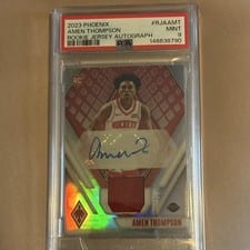 2023-24 Panini Phoenix Rookie Jersey Autographs Amen Thompson #RJA-AMT card
