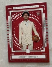 2023-24 Panini Photogenic Rookie Focus Amen Thompson #7 card