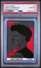 2023 Panini Hoops Presentations Amen Thompson #18 card