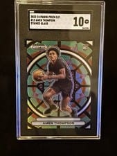 2023 Panini Prizm Draft Picks Stained Glass Amen Thompson #10 card