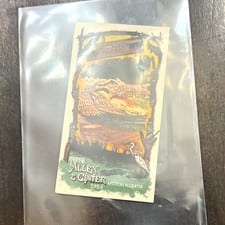 2024 Topps Allen & Ginter Swamp Creatures Mini American Alligator #SC-1 card