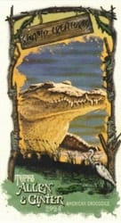 2024 Topps Allen & Ginter Swamp Creatures Mini American Crocodile #SC-25 card