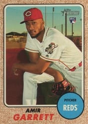 2017 Topps Heritage Base Set Amir Garrett #513 card