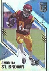 2021 Donruss Elite Base Set Amon-Ra St. Brown #126 card