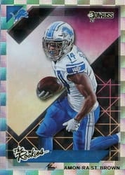 2021 Donruss The Rookies Amon-Ra St. Brown #TR-ASB card