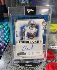 2021 Panini Contenders Amon Ra St. Brown #131 card
