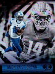 2021 Panini Illusions Base Set Amon-Ra St. Brown #86 card