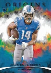2021 Panini Origins Base Set Amon-Ra St. Brown #134 card