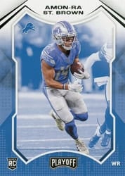 2021 Panini Playoff Base Set Amon-Ra St. Brown #231 card