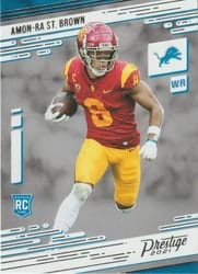 2021 Panini Prestige Base Set Amon-Ra St. Brown #234 card