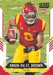 2021 Score Base Set Amon-Ra St. Brown #330 card