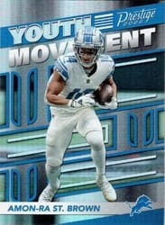 2022 Panini Prestige Youth Movement Amon-Ra St. Brown #YM-11 card