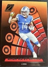 2022 Zenith Autographs Amon-Ra St. Brown #45 card