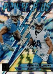 2023 Donruss Power Plus Amon-Ra St. Brown #PP-12 card