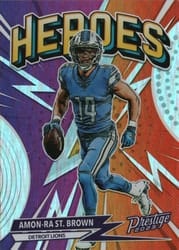 2023 Panini Prestige Heroes Amon-Ra St. Brown #15 card