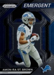 2023 Panini Prizm Emergent Amon-Ra St. Brown #8 card