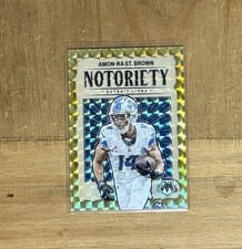2024 Panini Mosaic Notoriety Amon-Ra St. Brown #12 card