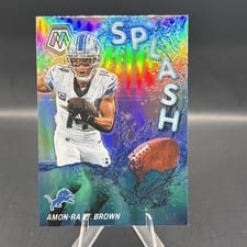 2024 Panini Mosaic Splash Mosaic Amon-Ra St. Brown #SS-ASB card