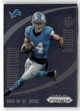 2024 Panini Prizm Deca Downtown Bound Amon-Ra St. Brown #24 card