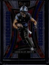 2024 Panini Select Turbocharged Amon-Ra St. Brown #25 card