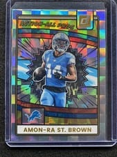 2025 Donruss Action All-Pros Amon-Ra St. Brown #AAP-AST card