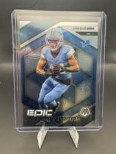 2025 Panini Mosaic Epic Performers Amon-Ra St. Brown #5 card